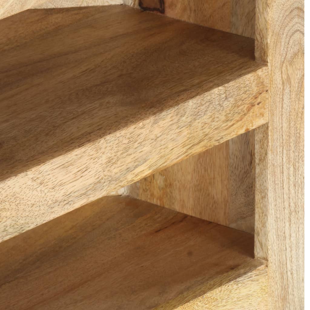 TV-Eckschrank 90 x 45 x 45 cm Massivholz Mango