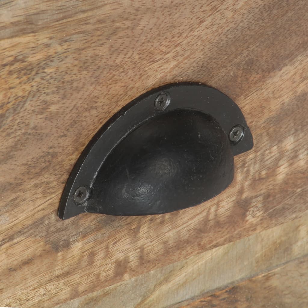 TV-Schrank 110 x 30 x 50 cm Massivholz Mango