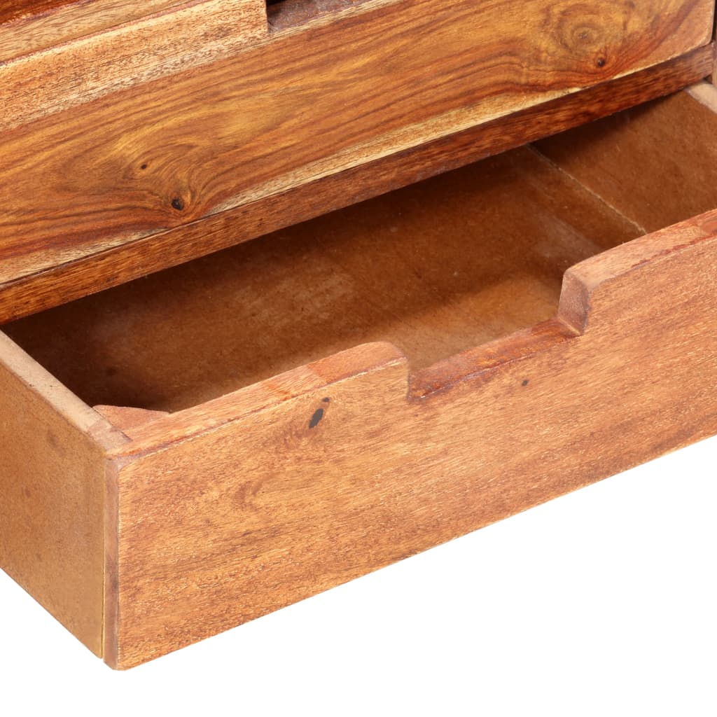 TV-Schrank 140x30x35 cm Massivholz Palisander