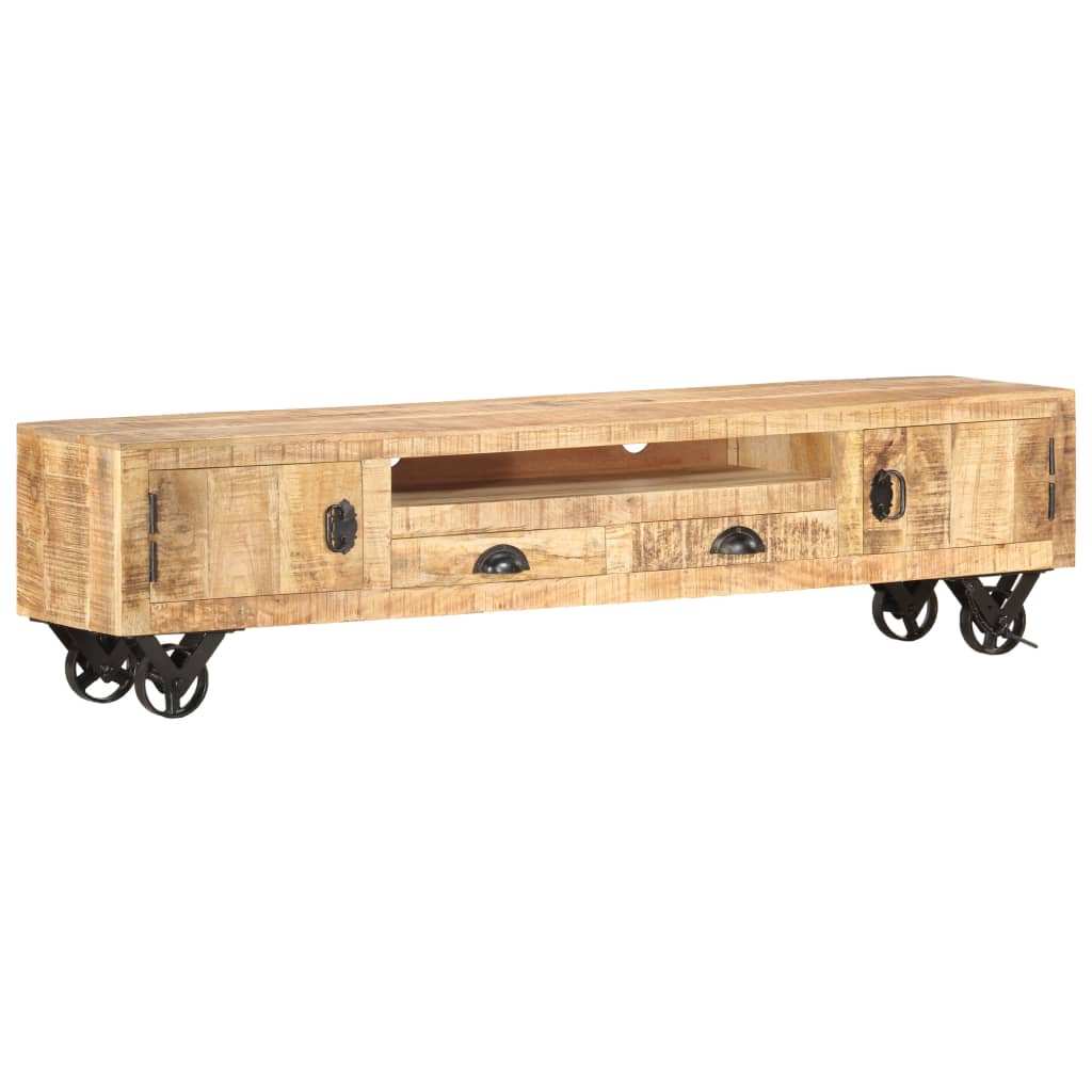 TV-Schrank 150×30×37 cm Massivholz Mango