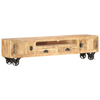 Thumbnail for TV-Schrank 150×30×37 cm Massivholz Mango