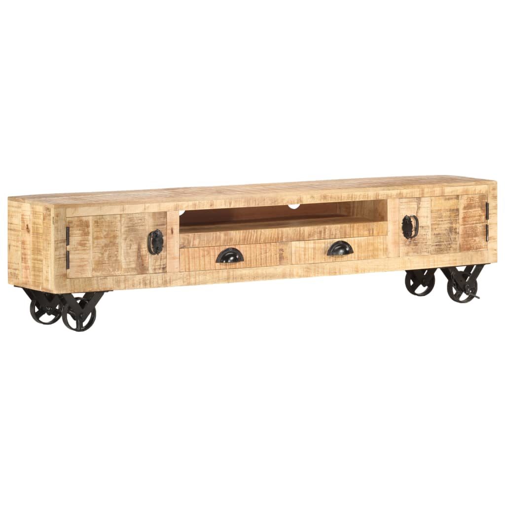 TV-Schrank 150×30×37 cm Massivholz Mango