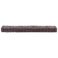 Thumbnail for Palettenkissen Baumwolle 120×40×7 cm Anthrazit