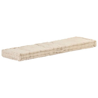 Thumbnail for Palettenkissen Baumwolle 120×40×7 cm Beige