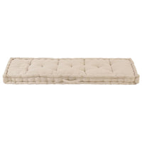 Thumbnail for Palettenkissen Baumwolle 120×40×7 cm Beige