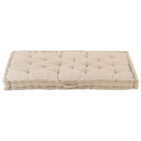 Thumbnail for Palettenkissen Baumwolle 120×80×10 cm Beige