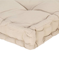 Thumbnail for Palettenkissen Baumwolle 120×80×10 cm Beige