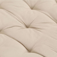 Thumbnail for Palettenkissen Baumwolle 120×80×10 cm Beige