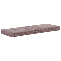 Thumbnail for Palettenkissen Baumwolle 120×40×7 cm Taupe