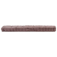 Thumbnail for Palettenkissen Baumwolle 120×40×7 cm Taupe