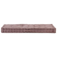 Thumbnail for Palettenkissen Baumwolle 120×80×10 cm Taupe
