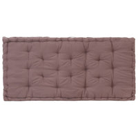 Thumbnail for Palettenkissen Baumwolle 120×80×10 cm Taupe