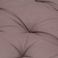Thumbnail for Palettenkissen Baumwolle 120×80×10 cm Taupe