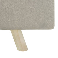 Thumbnail for Fußhocker Creme 120×28×26 cm Stoff