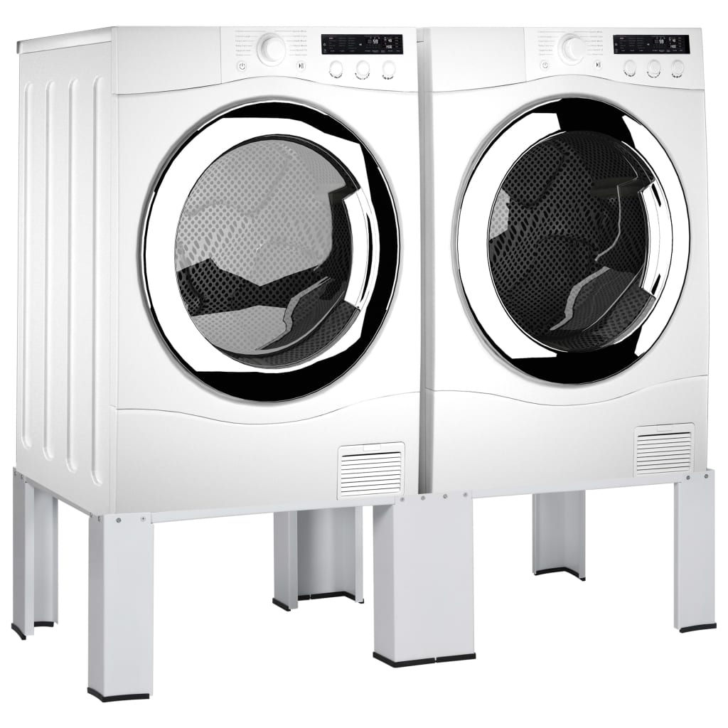 Doppeluntergestell für Wasch- und Trockenmaschine Weiß