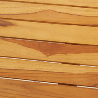 Thumbnail for Barhocker 2 Stk. Massivholz Teak und Edelstahl