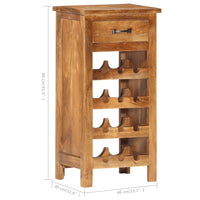 Thumbnail for Weinschrank 40 x 30 x 80 cm Massivholz Akazie
