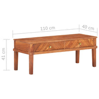 Thumbnail for TV-Schrank 110 x 40 x 41 cm Massivholz Akazie