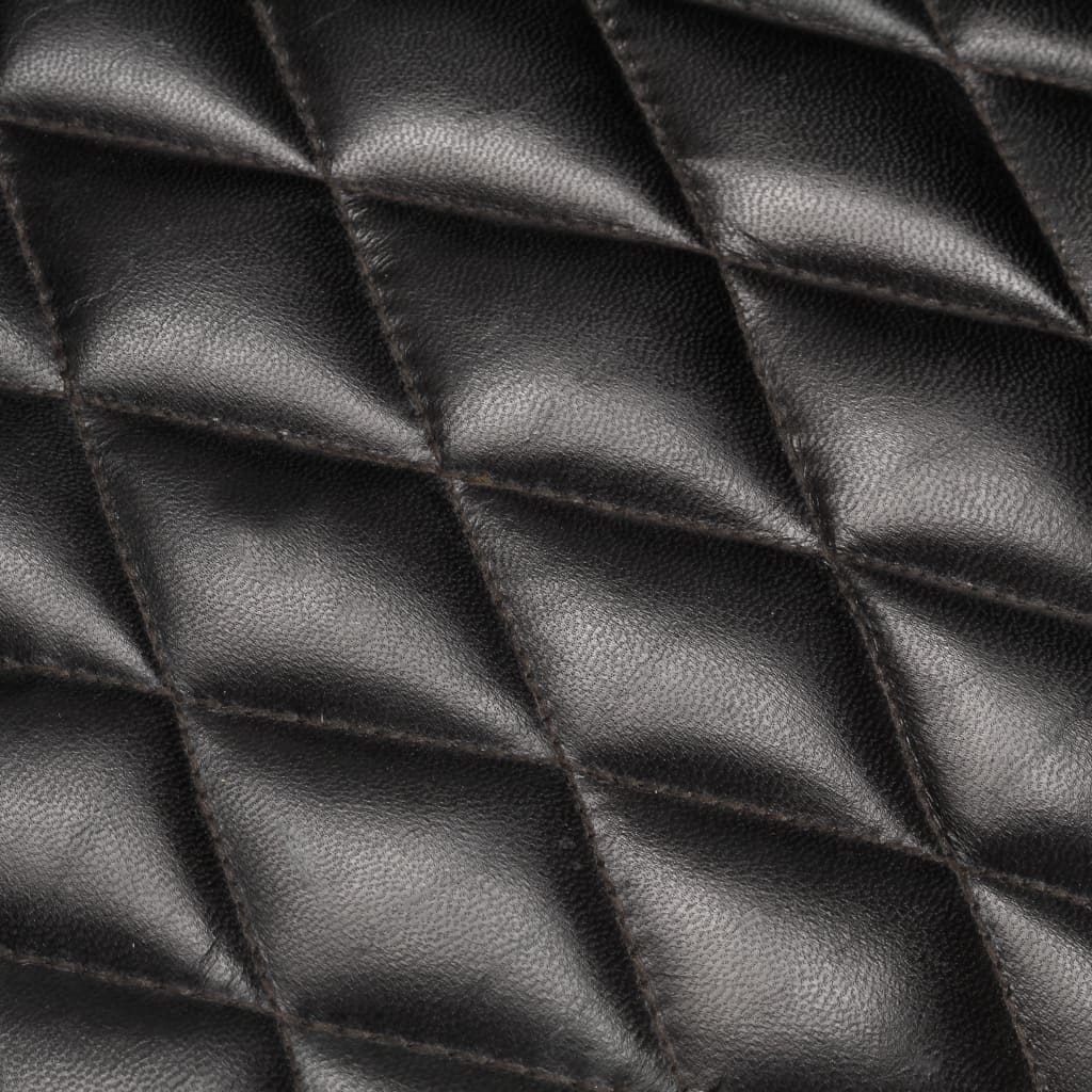 Sessel Schwarz 62 x 58 x 65 cm Echtleder