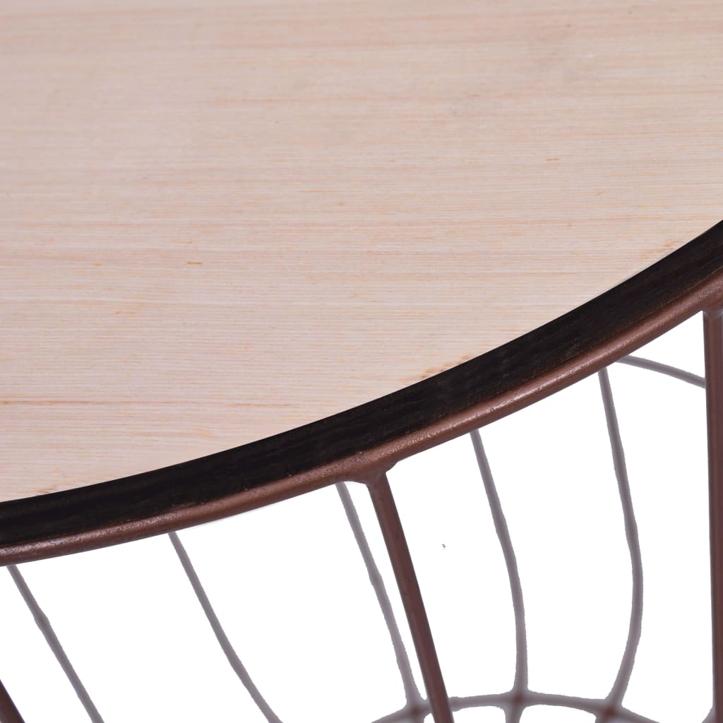 Couchtisch Kupfer Ø 39,5 cm MDF