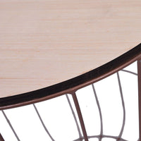 Thumbnail for Couchtisch Kupfer Ø 39,5 cm MDF