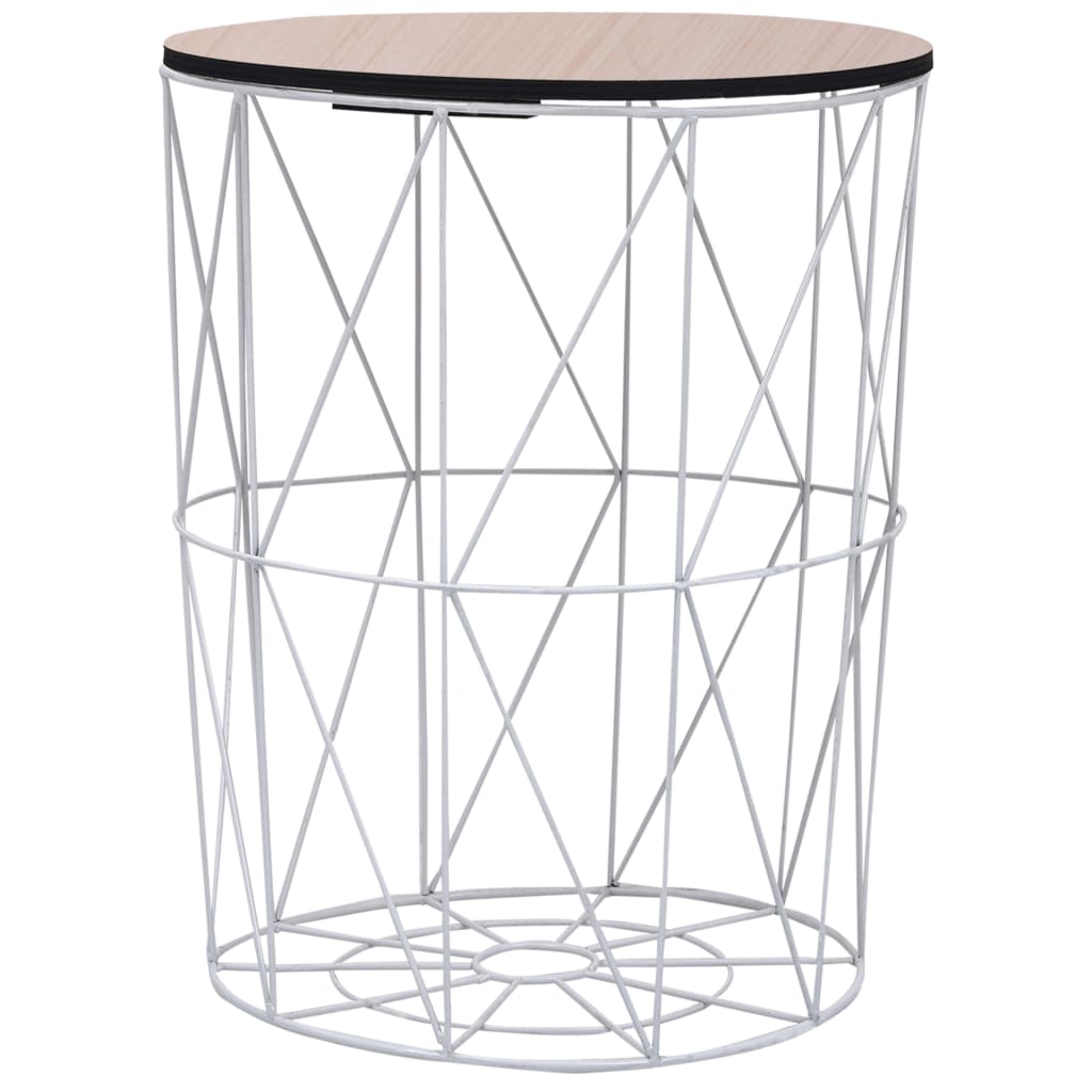 Couchtisch Weiß Ø 47 cm