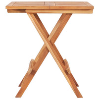 Thumbnail for Klappbarer Bistrotisch 60 x 60 x 65 cm Teak Massiv