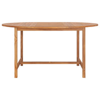 Thumbnail for Gartentisch 150 x 76 cm Massivholz Teak