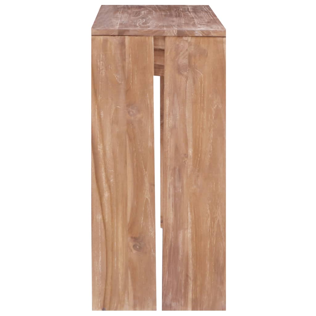 Konsolentisch 110×35×75 cm Teak Massivholz