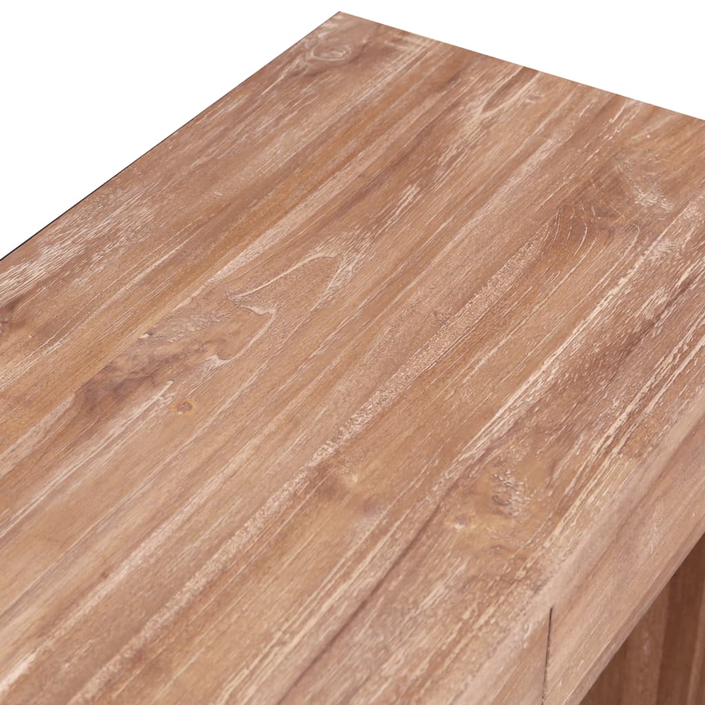 Konsolentisch 110×35×75 cm Teak Massivholz
