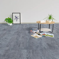 Thumbnail for 146237 vidaXL Self-adhesive Flooring Planks 5,11 m² PVC Grey Marble