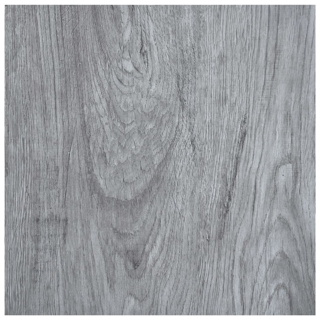 Laminat Dielen Selbstklebend 5,11 m² PVC Hellgrau