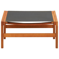 Thumbnail for Gartenstuhl mit Fußablage Eukalyptus Massivholz und Textilene