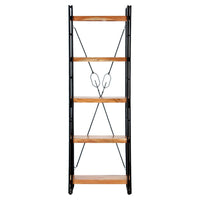 Thumbnail for Bücherregal 5 Fächer 60x30x180 cm Akazie Massivholz