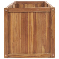 Thumbnail for Garten-Hochbeet 200 x 50 x 50 cm Massivholz Teak