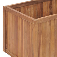 Thumbnail for Garten-Hochbeet 200 x 50 x 50 cm Massivholz Teak