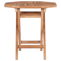 Thumbnail for Klappbarer Gartentisch 45x45x45 cm Teak Massivholz