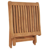 Thumbnail for Klappbarer Fußhocker 46,5×49×41,5 cm Massivholz Teak