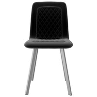 Thumbnail for Esszimmerstühle 4 Stk. Schwarz Samt