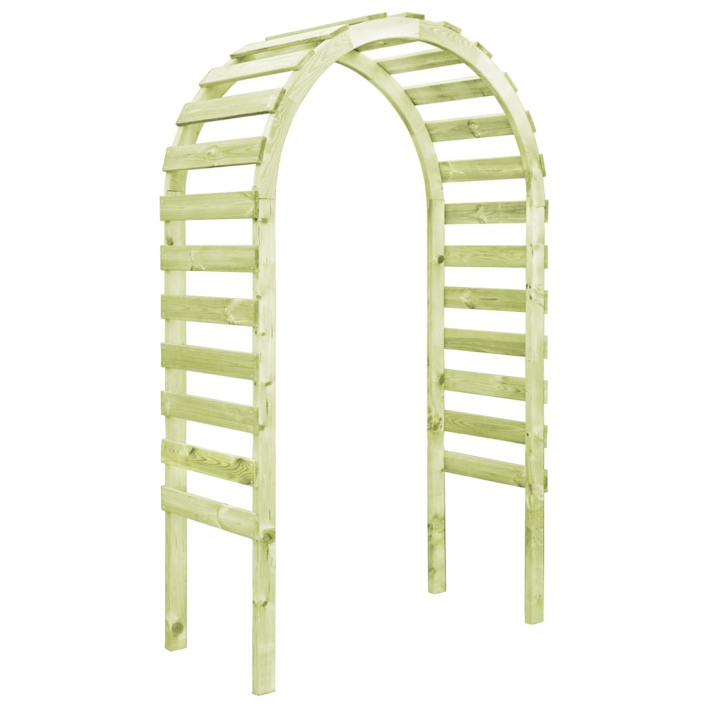 Gartenpergola 130×60×230 cm Kiefernholz Imprägniert