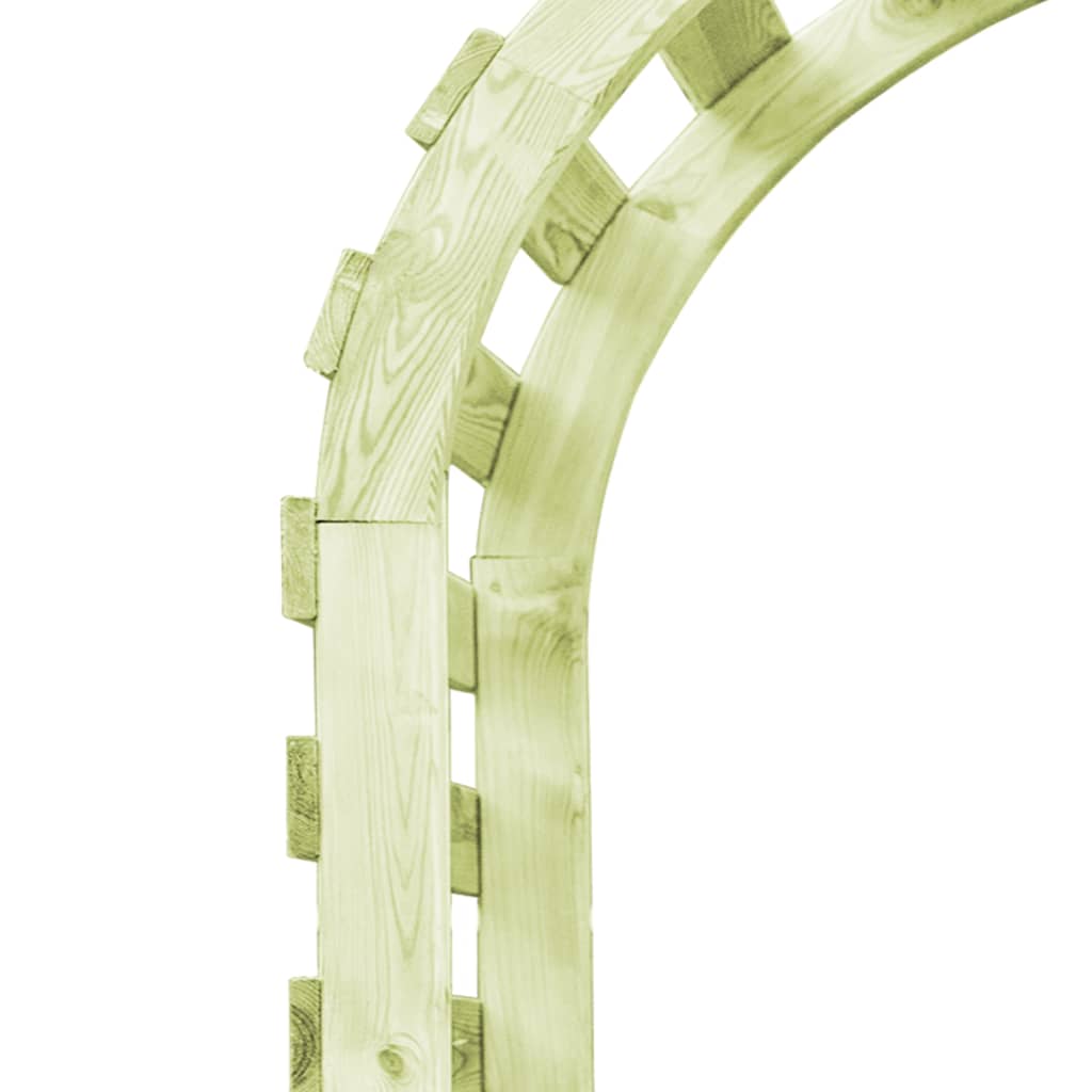 Gartenpergola 130×60×230 cm Kiefernholz Imprägniert