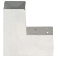 Thumbnail for Pfostenverbinder 4 Stk. L-Form Verzinktes Metall 81 x 81 mm