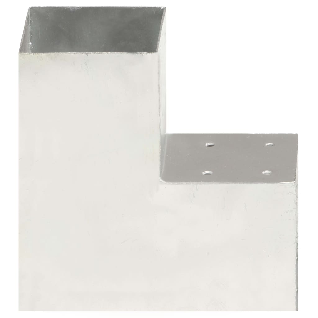 Pfostenverbinder 4 Stk. L-Form Verzinktes Metall 101 x 101 mm