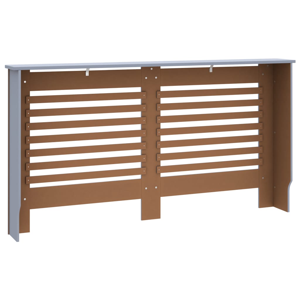 Heizkörperverkleidung Anthrazit 152 x 19 x 81 cm MDF