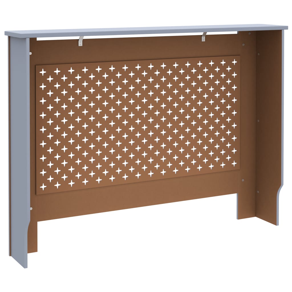 Heizkörperverkleidung Anthrazit 112 x 19 x 81 cm MDF