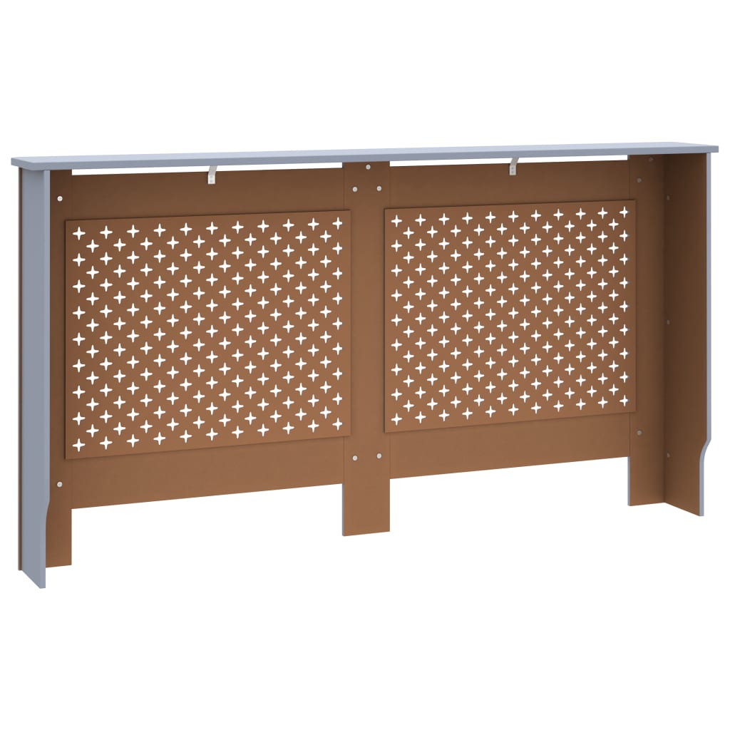 Heizkörperverkleidung Anthrazit 152 x 19 x 81 cm MDF