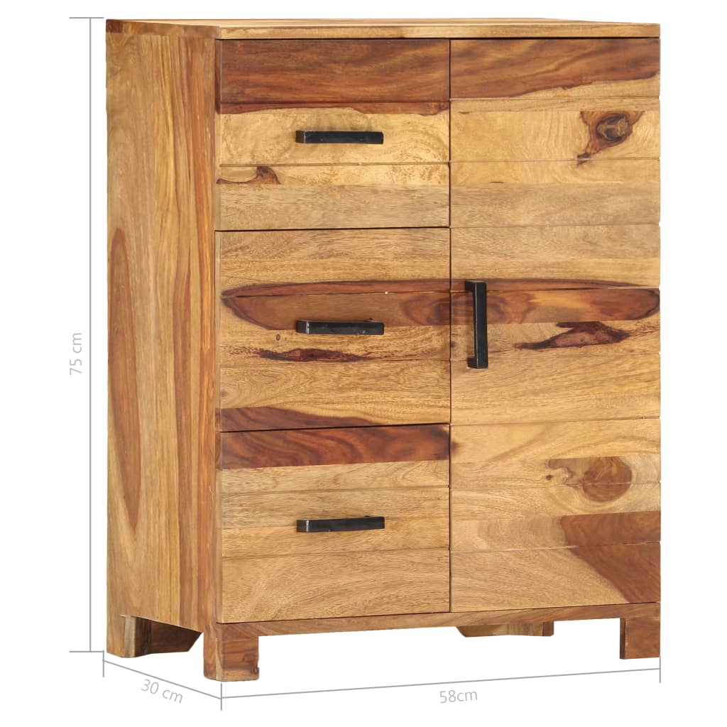 Sideboard 58x30x75 cm Massivholz
