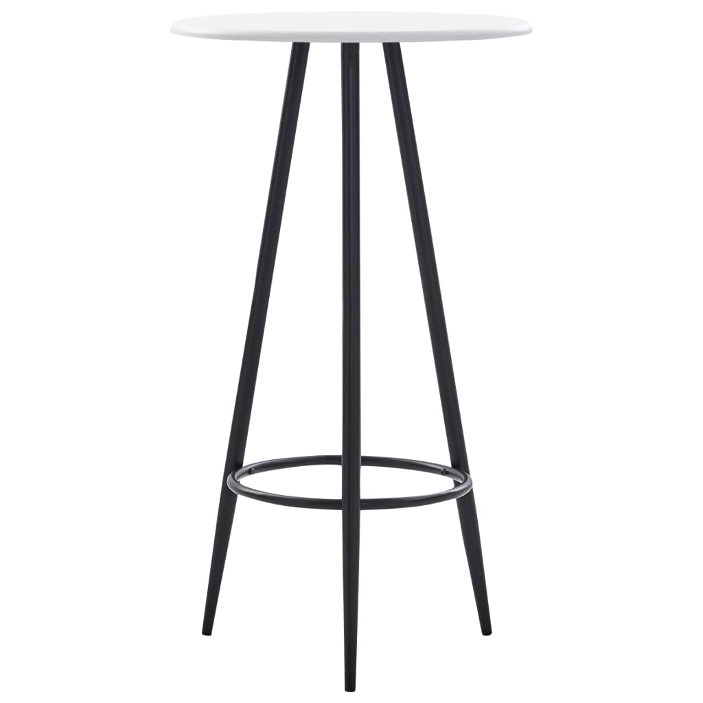 3-tlg. Bar-Set Stoff Hellgrau