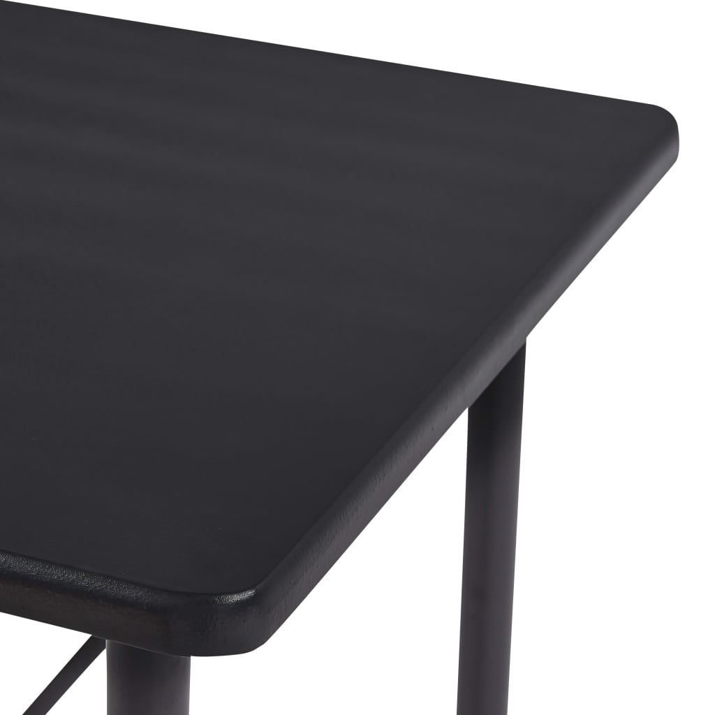 5-tlg. Bar-Set Kunststoff Grau