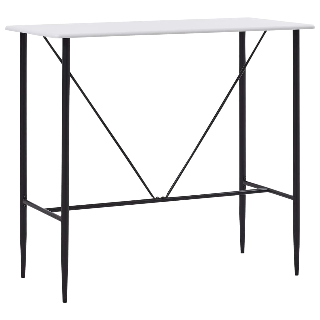 5-tlg. Bar-Set Kunstleder Schwarz